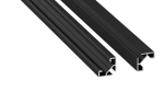 Profile LUMINES type ajar black lacquered 6,17 m